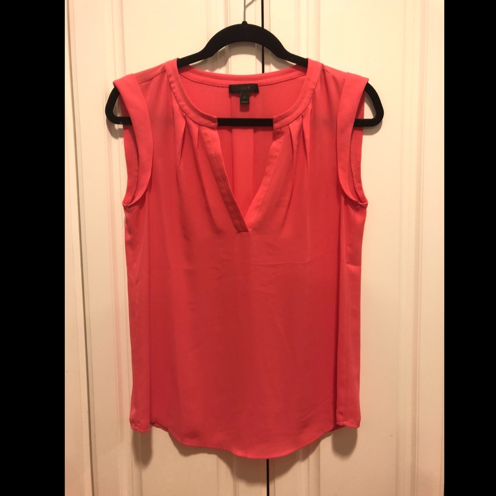 J. Crew cap sleeved blouse